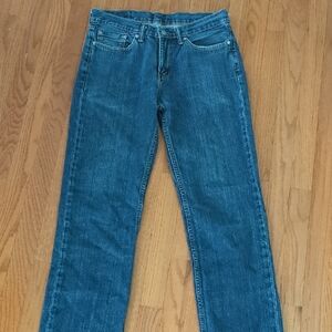 Levi's 514 Dark Blue Straight Leg Denim Jeans